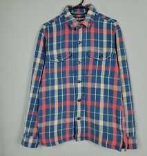 Men's XS C.C. Filson Co. Plaid Striped Heavy Flannel Button Long Sleeve Shirt picture