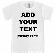 Personalized Custom T-shirts Choose Your Own Text Image Logo picture