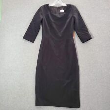 Halogen Women Dress 2 Black Sheath 3/4 Sleeve NWT picture
