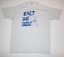 East Lake Eagles Graphic Tee, Gray/Blue, Size X-Large (XL), VTG, RARE picture