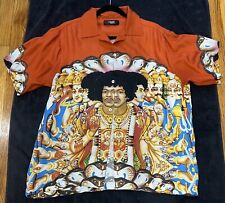 Authentic AMIRI Jimmy Hendrix L Sold Out Rare Silk Shirt picture