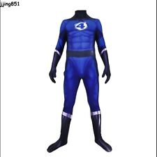 Marvel Movie Halloween Cosplay Fantastic Four Bodysuit Jumpsuit Outfit Costume picture