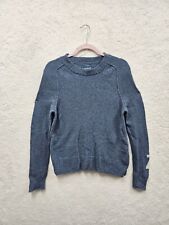 Zadig Voltaire Women Sweater Small Blue Wool Blend Long Sleeve Crew Neck Pullove picture
