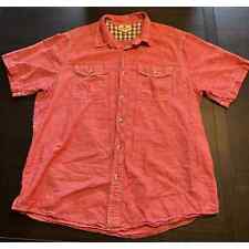 Woolrich Men’s Button Up Shirt Size XL Heather Red picture