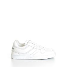 CELINE 750$ Men's White Low-Top Sneakers - Calfskin, Lace-Up picture