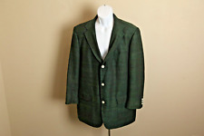 Vintage J. Press Men's green w/ white buttons Suit Blazer 48 jacket EUC RARE picture