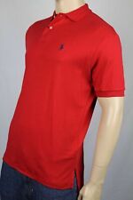 Polo Ralph Lauren Red Interlock Polo Shirt Navy Blue Pony Classic Fit NWT picture