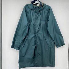 Mont-Bell Travel Hooded Gore Ripstop Raincoat Mens US Large Green Full Zip picture