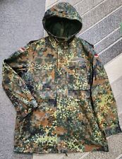 Original German Army Parka, Jacket Military Bundeswehr Flecktarn Camo, 2XL picture
