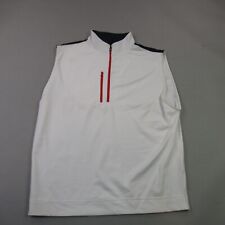 Footjoy Sweater Vest Mens Large Sleeveless 1/4 Zip Pullover Lightweight Golf picture