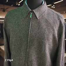 Ermengildo Zegna Coat 46 XXL Bocule Tweed Cashmere Wool Unstructured picture