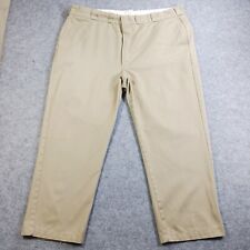 Dickies Pants Men Size 45x28 Actual Beige Khaki Talon Zipper Workwear 80s VTG picture