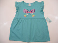 Gymboree Girls Aqua Mint Sleeveless Top Shirt Size 8 Butterfly Cotton NWT picture