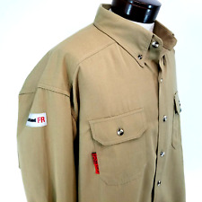 LAKELAND FR Protective Clothing Men's Khaki Shirt Westex DH - Size 2XL - EUC * picture