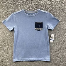 Nautica Pocket T-Shirt Boys Size XL Blue T Shirt Boys XL picture