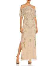 Aidan Mattox Cold-Shoulder Beaded Gown MSRP $395 # 12B 1784 Blm picture