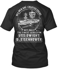 USS Dwight D Eisenhower cvn 69 Tee T-Shirt Made in the USA Size S to 5XL picture