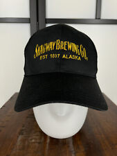 Skagway Brewing Hat Cap Snap Back Adult One Size Black Embroidered 1897 Alaska picture