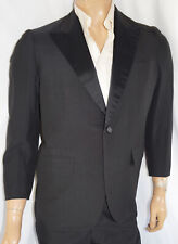 40S Carroll and Company 2-Piece $895 Tuxedo - Men 40 Black 1Btn Wool Tux 34x28 picture