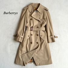 Woman's Burberrys Prorsum Vintage Trench Coat w/Liner Size 9AB2 (M) Color Beige picture