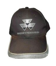 Massey Ferguson Brown/Silver Baseball Cap Adjustable Official Owner👍 picture