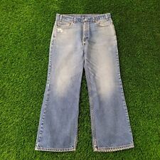 Vintage LEVIS 517 Bootcut Distressed Jeans 34x28 (36x30) Y2K Faded Stonewash USA picture