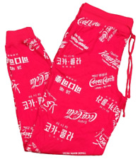 Official Coca-Cola Coke Around The World Red Soda Drink Comfy Lounge Pants picture