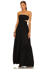A.L.C  Lark Cut -Out Strapless Dress Black Size 2 NWT picture