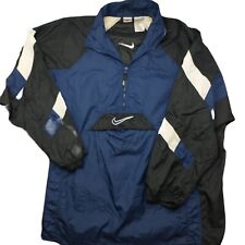 Vintage Nike Jacket Mens XXL 2XL Blue Windbreaker Nylon 90s Y2k Center Swoosh picture