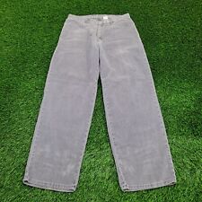 Vintage 595 LEVIS Relaxed Baggy Dry-Goods Corduroy Pants 34x34 Slate Grey Roomy picture