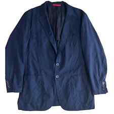Isaia Napoli Lightweight Wool Silk Sport Coat Blazer Jacket Navy Sz 42/44 -EU 54 picture