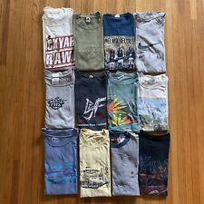 Mens T Shirt Lot Of 12 Adult Sizes Vintage 2000s 00s Bundle Wholesale Used picture