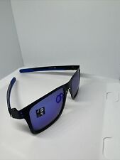 Sunglasses Metal Black Frame With Blue And Sapphire Iridium + High Quality Case picture