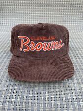 Vintage 90s Cleveland Browns NFL Sports Specialties The Cords Script Strap Hat picture