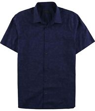 Z Zegna Mens Dress Basic Button Up Shirt, Blue, Large picture