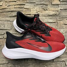 Nike Zoom Winflo 7 Running Shoes Men’s Size 10.5 University Red Black CJ0291-600 picture