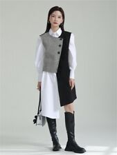 Japanese women's loose Irregular sleeveless vest jacket coat Casual top picture
