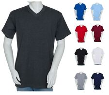 Styllion Mens Shirts Big and Tall V Neck - Short Sleeve - Heavy Weight - VSS picture
