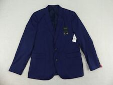 J Ferrar Suit Jacket Mens 44 Reg Slim Fit Blue Ultra Comfort Stretch picture