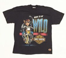 NOS NEW 1988 Vtg USA 3D 80’s Harley Davidson HOG PIG motorcycle T-Shirt Rare XL picture