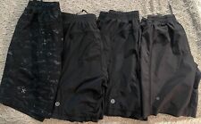 Lululemon Shorts Mens Medium Lined Performance Stretch Lot of 4 picture