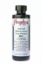 Angelus Roll Call Military Shoe & Boot Heel Edge Dressing Black 4oz W Applicator picture