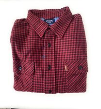 Chaps Men's Flannel  Button Down Shirt (The Lakeland Knit Shirt) picture