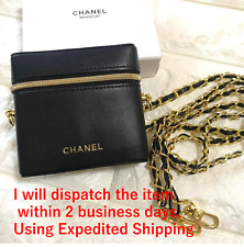 CHANEL novelty Lip case Limited pouch 9×9×2.5cm New With Chain W/BOX【FAST Ship】 picture