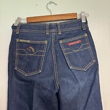 Vintage Jordache Jeans 28x33 Long High Rise Straight Dark Wash Blue 80s picture