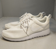 Nike Roshe One Triple White Men's Size 10.5 Shoes White Casual Comfort Sneakers picture