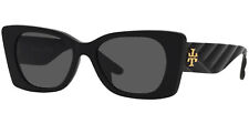 Tory Burch Women's Black Chunky Cat-Eye Sunglasses - TY7189U 170987 52 picture