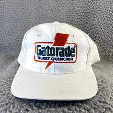 Vintage Gatorade Hat White Sports Specialties Snapback Embroidered Twill 90s picture