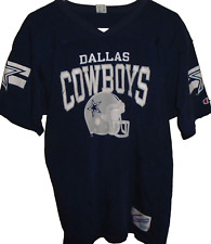 vintage 1980s Dallas Cowboys champion football jersey t shirt Durene Large picture
