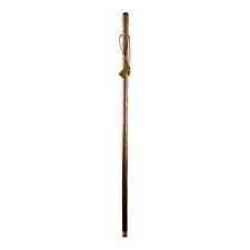 Brazos Free Form Brown Wood Walking Stick 55 Inch Height picture